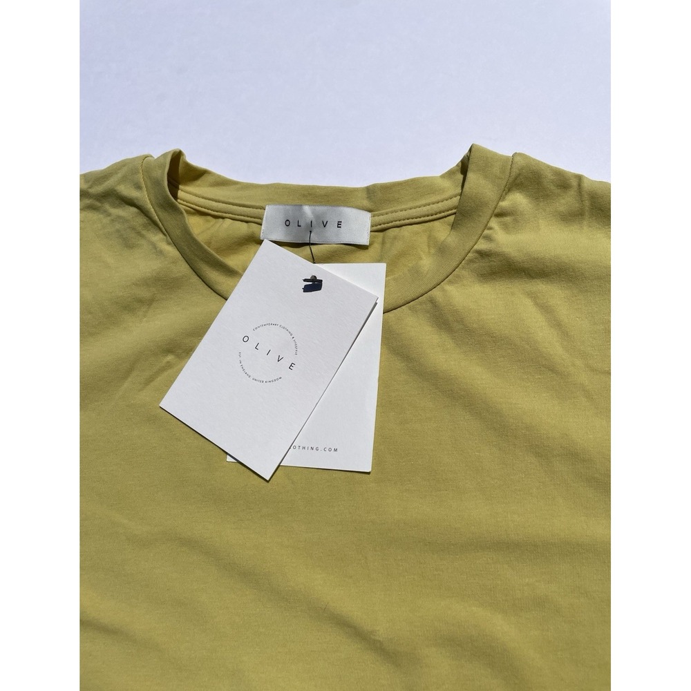 Olive Brand Womens Mustard Colored Tshirt Dress One‎ Size - Picture 2 of 14